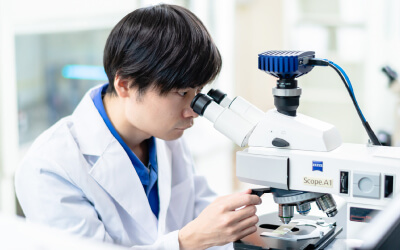品種改良している様子