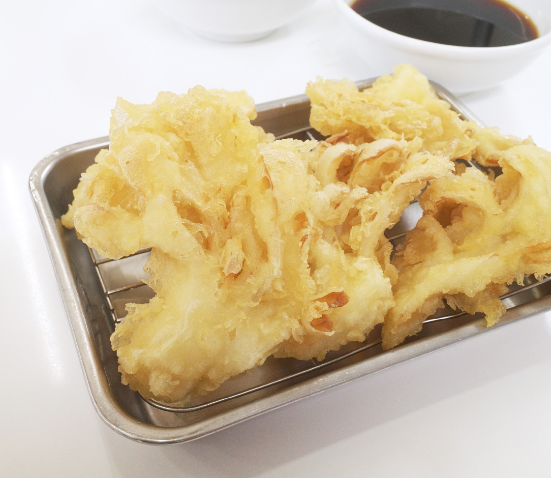 白まいたけの天ぷら