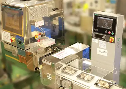 製品への異物検査